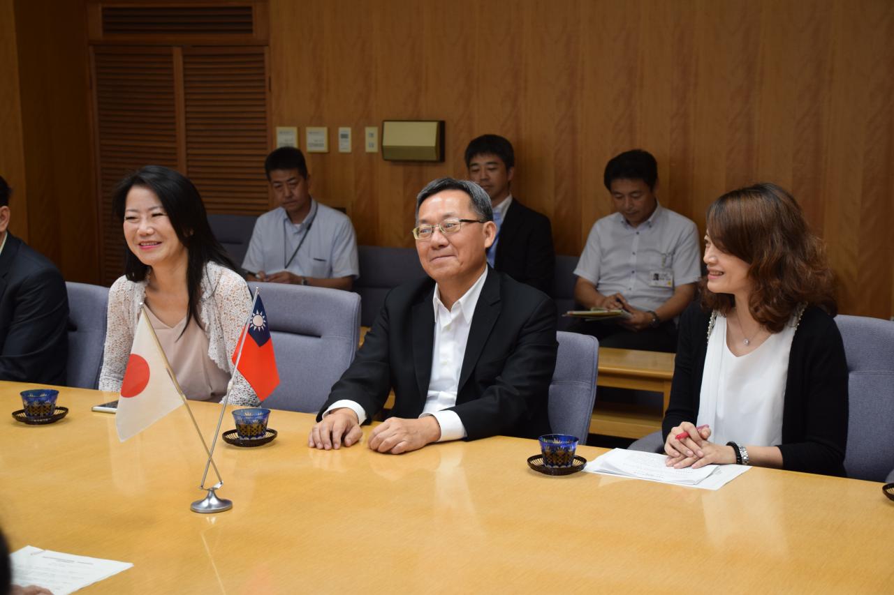 台湾高雄市政府訪問団訪問の様子